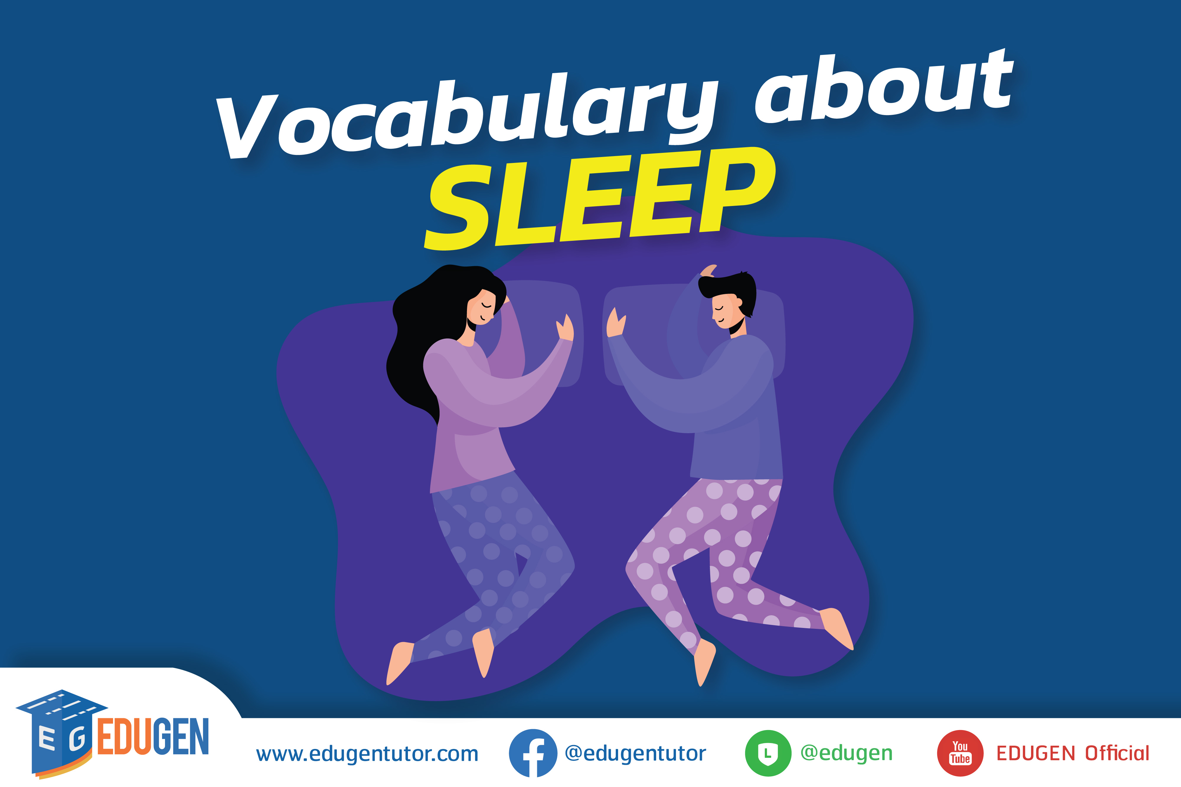 Vocabulary About SLEEP   Cover 